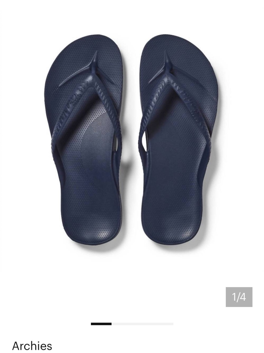 Archies Navy Blue Women's Flip Flops Sandals